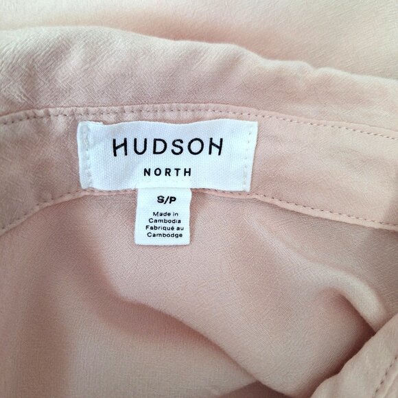Hudson North Pink Button Down Long Sleeve Top - Picture 3 of 7